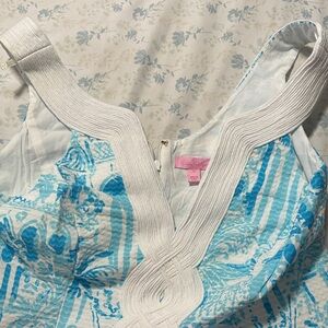 Lilly Pulitzer Blue and White Chemise